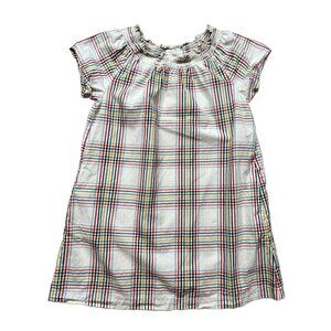 Hanna Andersson Smocked Primary Plaid Dress